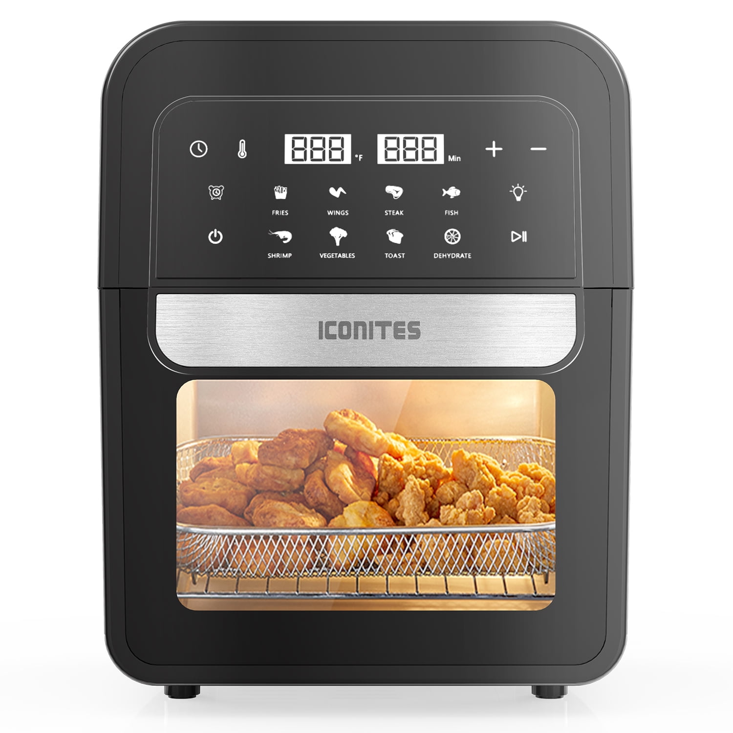 Iconiteser 10 in 1 air fryer oven review and demo by Sara 