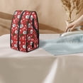 thumbnail image 3 of HELLHERO Steamer Oganizer Santa Claus Candy Cane Pattern Portable Travel Iron Organizer for Hair Tools, Bag Only, 3 of 6