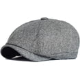 thumbnail image 3 of CoCopeaunts Spring Autumn Newsboy Caps for Men Fashion Octagonal Hat Flat Cap Women British Style Berets Vintage Painter Hat, 3 of 8