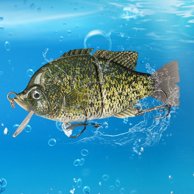 Pesca Con Crankbaits Cebos de plástico Anzuelos Bolas de acero incorporadas Accesorios para exteriores resistentes al óxido Tmvgtek Para Estrenar