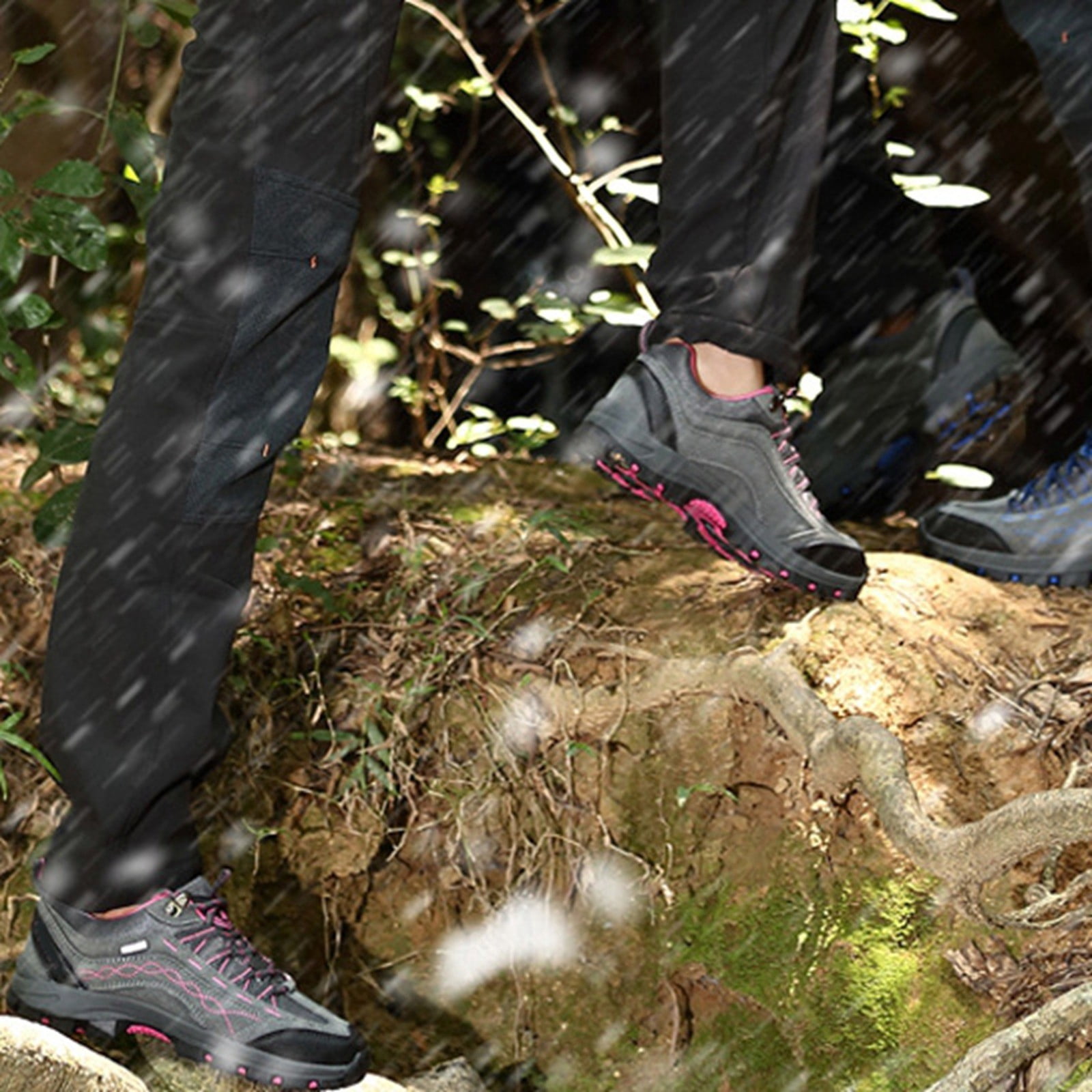 Win s Way Women's High-Top Hiking Sneakers, Lightweight Breathable Trekking Shoes for Outdoor Adventure & Support