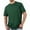 Army Green, variant on Men's Cotton Tee Casual Solid Color Crewneck Short Sleeve T-Shirt, L