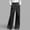 01-Black, variant on Women's Wrap Front Wide Leg Jeans, High Waisted Jeans for Women with Button Detail & Pockets, Casual Fashion Womens Jeans Trousers for Spring and Fall 16-White M
