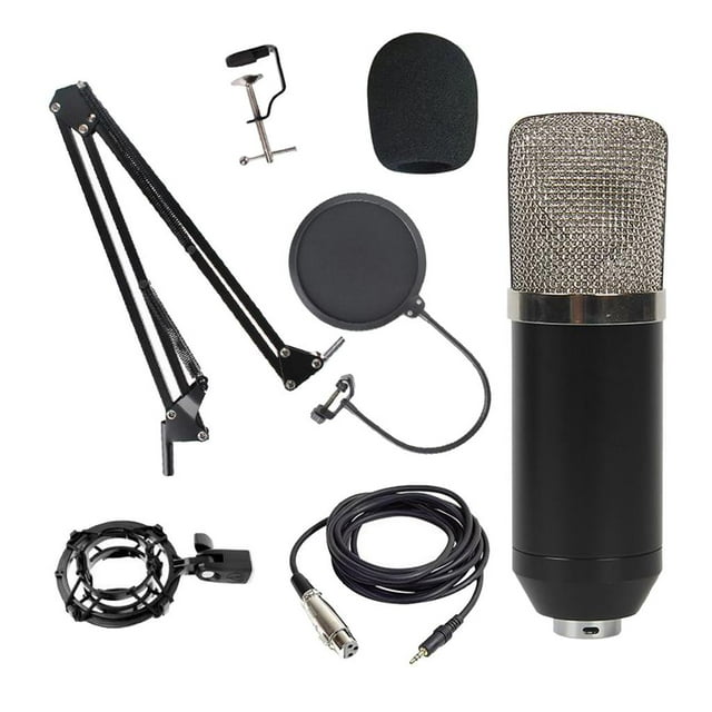 Esquirla Microphone à Condensateur de Studio Professionnel Kit d'Enregistrement Support Antichoc