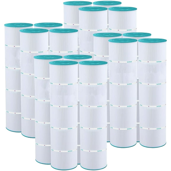 Hurricane 16 Pack HF7471-04 Advanced Pool and Spa Filter Cartridge Replacement