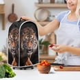 thumbnail image 3 of HELLHERO Mixer Cover 1pc Tiger Pattern Christmas Coffee Machine Dust Cover, 3 of 6