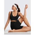 thumbnail image 3 of Top Deportivo CRZ YOGA Butterluxe Cuello en V Sin Aros Negro XL, 3 of 5