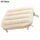 thumbnail image 2 of El cojín cuadrado para silla de oficina es adecuado para la cadera, cojín de asiento de felpa suave y fino, cojín antideslizante para silla de verano, comodidad, 2 of 5