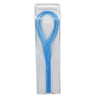 35pcs Dental Traction Line Oral Dental Floss Threader for Crown Brace Bridge Implant Hoop Correct Threading Braces Steel Traction Oral Cleaning Tooth Pick Interdental Flosser