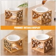 thumbnail image 3 of Mobutofu 1 Set Portable Oil Diffuser Brown Bamboo Essential Oil Burner for Home Decor, 3 of 7