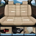 thumbnail image 5 of AOMSAZTO Car Seat Covers Full Set Fit for Kia Sorento 2007-2024 2025: Waterproof Leather Automotive Seat Cushion Protector（Beige), 5 of 7