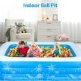 thumbnail image 2 of Inflatable Swimming Pool, 79 x 58 x27 inch Full-Sized Inflatable Pools with Seats, Extra Large Blow Up Durable Thickened Pools for Outdoor, Garden, Backyard., 2 of 6