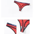 thumbnail image 2 of Gibobby Ropa Interior para Mujer Bragas de algodón cómodas para mujer Bragas sexy sin costuras Tanga de cintura(Rojo， M), 2 of 4