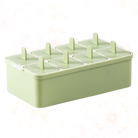STOBOK Green Refrigerator Ice Box Mold with Dual Layer Design for Freezing Fruit, Soda, Ice Cream and More