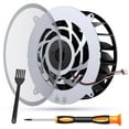 thumbnail image 1 of Piezas de repuesto para el ventilador de refrigeración interno de la PS5 Slim, kit de limpieza de polvo y actualización del ventilador para PlayStation 5 Slim, ventilador de refrigeración de 19 aspas, 1 of 8