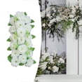 thumbnail image 4 of Chemin de Table Panneau de Fleurs Roses pour Mariage Bouquet de Table Blanc, 4 of 7