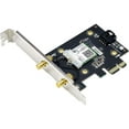 thumbnail image 3 of ASUS PCE-AX3000 AX3000 Dual Band PCI-E WiFi 6 (802.11ax). Supporting 160MHz, Bluetooth 5.0, WPA3 network security, OFDMA and MU-MIMO, 3 of 3