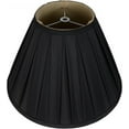 thumbnail image 3 of Urbanest Softback Empire Box Pleat Lampshade, Faux Silk, 8x16x11", Black, Spider, 3 of 8
