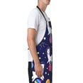 thumbnail image 3 of Naloa Lama in Space Apron Kitchen Aprons with Pockets for Women Men Chef, 3 of 8