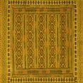 thumbnail image 1 of Ahgly Company Indoor Square Southwestern Yellow Country Area Rugs, 3' Square, 1 of 4