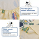 thumbnail image 3 of Juego De Sábanas Nino Matrimonial 4pz Ultrasuave Anti-ácaros Color Amarillo-astronauta, 3 of 5