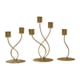 thumbnail image 1 of Candelabro 3x, decoración de mesa de año Nuevo, Mostrador de cocina, Club de Acción de Gracias, candelabro de granja Oro curvado, 1 of 9