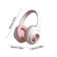 thumbnail image 3 of PUREKKI Dual Mode Over-Ear Headphones, Wired and Wireless, Foldable Design, Soft Headband, Bluetooth 5.3, 8-Hour Battery, Low Latency for Sports and Gaming, 3 of 6