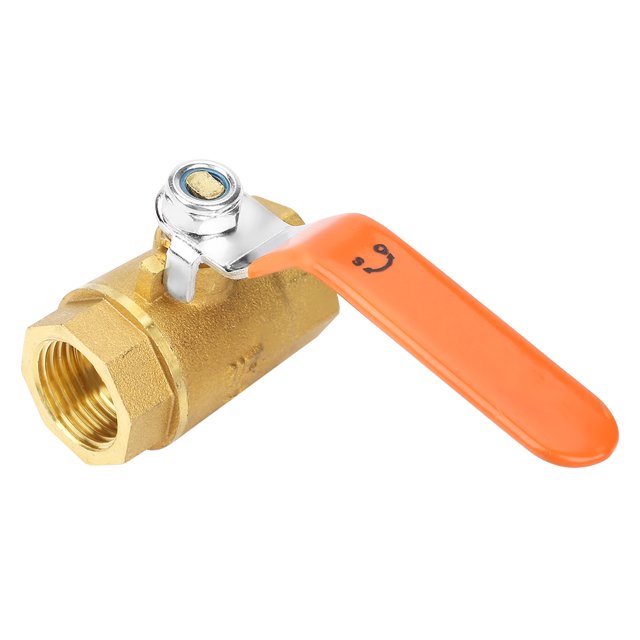 1 Válvula De Bola De Tubo De Latón DN15 1/2 BSP Con Estructura Compacta, Protección Contra El óxido Para Aplicaciones De Cierre Y Control