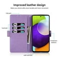 thumbnail image 6 of TECH CIRCLE for Samsung Galaxy S22 Ultra Wallet Case, Premium PU Leather Embossed Lace Flip Case with Wallet Cart Slot and Kickstand Shockproof Protective Case for S22 Ultra 2022 Women Men, Purple, 6 of 7