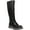 Black, variant on Womens Ryleep Leather Lugged Sole Combat & Lace-up Boots