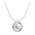 thumbnail image 1 of Delight Jewelry Silvertone Little Bird Initial - C - Joy Ring Charm Necklace, 18", 1 of 4
