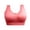 Watermelon Red, variant on Utoimkio Wireless Bras for Women Sports Bras - Padded Seamless High Impact Support for Yoga Workout Fitness