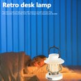 thumbnail image 2 of Linterna Portátil para Acampar Ambiente Retro para Senderismo en El Patio (blanco), 2 of 9