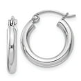 thumbnail image 1 of White Sterling Silver Earring Hoop Women'S 17 mm 15, 1 of 3