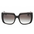 thumbnail image 2 of Dolce & Gabbana DG 4414 Plastic Womens Square Sunglasses Black on Transparent 54mm Adult, 2 of 2