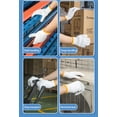 thumbnail image 2 of Guantes de trabajo PLWJK, unisex, tejidos de algodón y poliéster blancos, 2 of 6