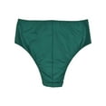 thumbnail image 2 of INC Womens High-Waist Mesh Inset Brief Panty Green L, 2 of 2