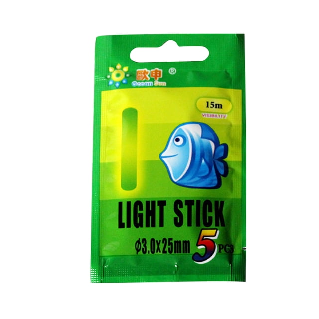 Soidarity Barra de luz de pesca de agua salada, varilla de iluminación portátil para peces nocturnos, aparejos, barra de luz fluorescente para pescador Pescar 1 bolsa Soidarity OD2071-01B
