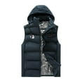 thumbnail image 4 of Chaquetas y abrigos casuales con capucha y sin mangas para hombre Chaqueta térmica Nine Districts con control doble y carga USB Blusa con capucha y cremallera de apertura y cierre Blusa de poliéster p, 4 of 4