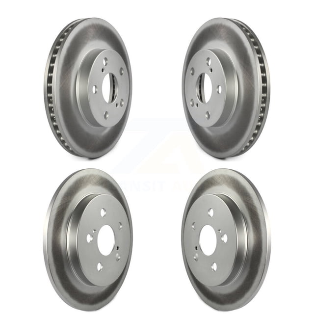 Genius Front Rear Coated Disc Brake Rotors Kit for Car Toyota Prius Lexus CT200h Plug-In KG-101119