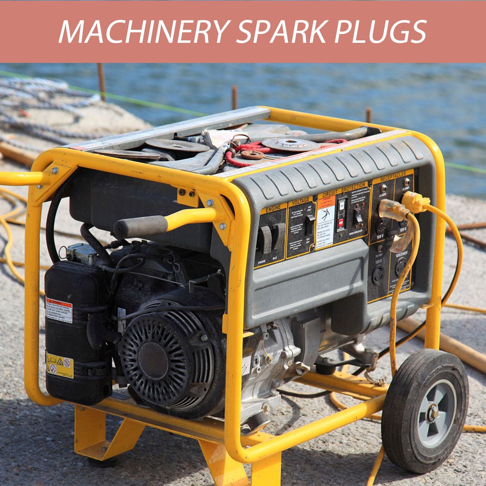 Spark plugs 8 pack 5pcs Tractor Spark Plugs Generator Lawnmower Water