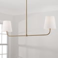 thumbnail image 6 of 2 Light Island In Minimalist Style-21.25 Inches Tall And 50 Inches Wide-Aged Brass Finish    -Traditional Installation Capital Lighting 849421Ad, 6 of 7