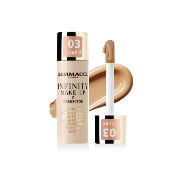 Base Dermacol Infinity 03 Arena SPF 15 Impermeable