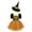 Orange, variant on DPOIS Girls Witch Halloween Costume Kids Wizard Cosplay Fancy Dress Up Purple 8
