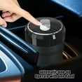 thumbnail image 4 of Automotive Ashtray with LED Light and Ceramic Liner, Car Cigarette Ashtray with One Click Open Lid, Flame Retardant Portable Car Ashtray Easy to Clean Detachable Design for Car Office and Home Use, 4 of 6