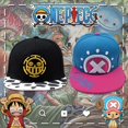 thumbnail image 2 of Gorra de béisbol de algodón con estampado de One Piece para hombre y mujer, gorro de malla de estilo Anime, Snapback, Hip Hop, para camionero, Chopper Law Fivean unisex, 2 of 2