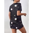 thumbnail image 2 of Avidlove Women's Pajamas Set Short Sleeve Print Pjs Top and Shorts Sleepwear Comfy Loungwear with Pockets, 2 of 6