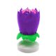 thumbnail image 2 of Kearding Exquisita flor giratoria música Festival cumpleaños bendición pastel velas hogar DIY decoraciones Accesorios Kits para hacer velas Violeta Kearding HA004966-04B, 2 of 6