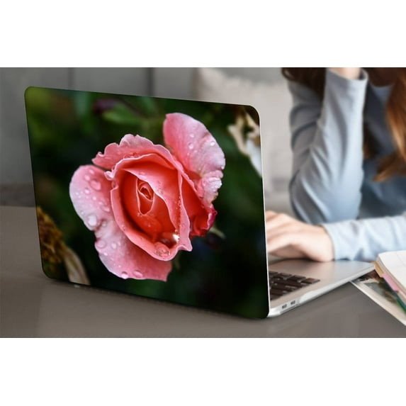 KSK KAISHEK Hard Shell Case Cover Only for MacBook Pro 13 inchs( Retina Display, 2015/2014/2013/end 2012) Model A1502 & A1425, No CD-ROM, No USB-C Rose series 0732