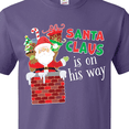 thumbnail image 4 of Inktastic Santa Claus is on His Way Christmas T-Shirt, 4 of 5